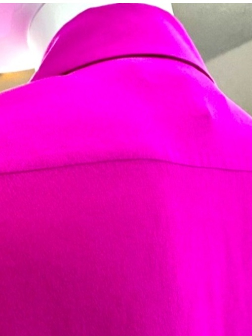 Tommy Bahama Silk Magenta “June” Relaxed Fit Button Down Blouse - Picture 4 of 7